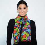 Marrero Collection Funky Circles print Scarf
