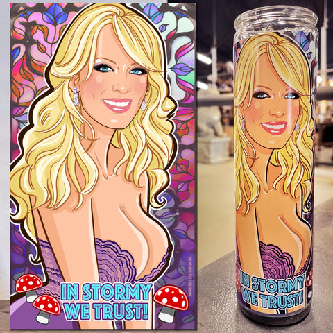 Stormy Daniels Candle